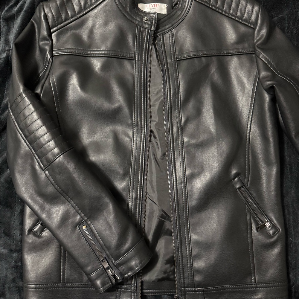 Levi's Kids Black Faux Leather Jacket